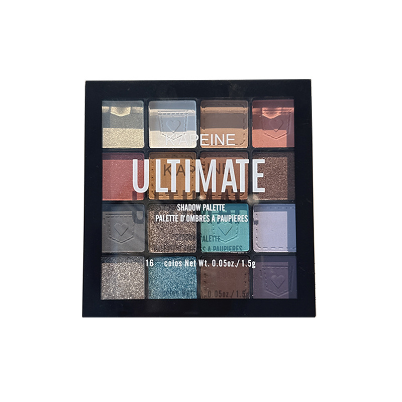 Capel 16-color de la placa de sombra de ojos ins Super caliente placa Denim Perla mate azul ahumado estudiante Denim chica caliente