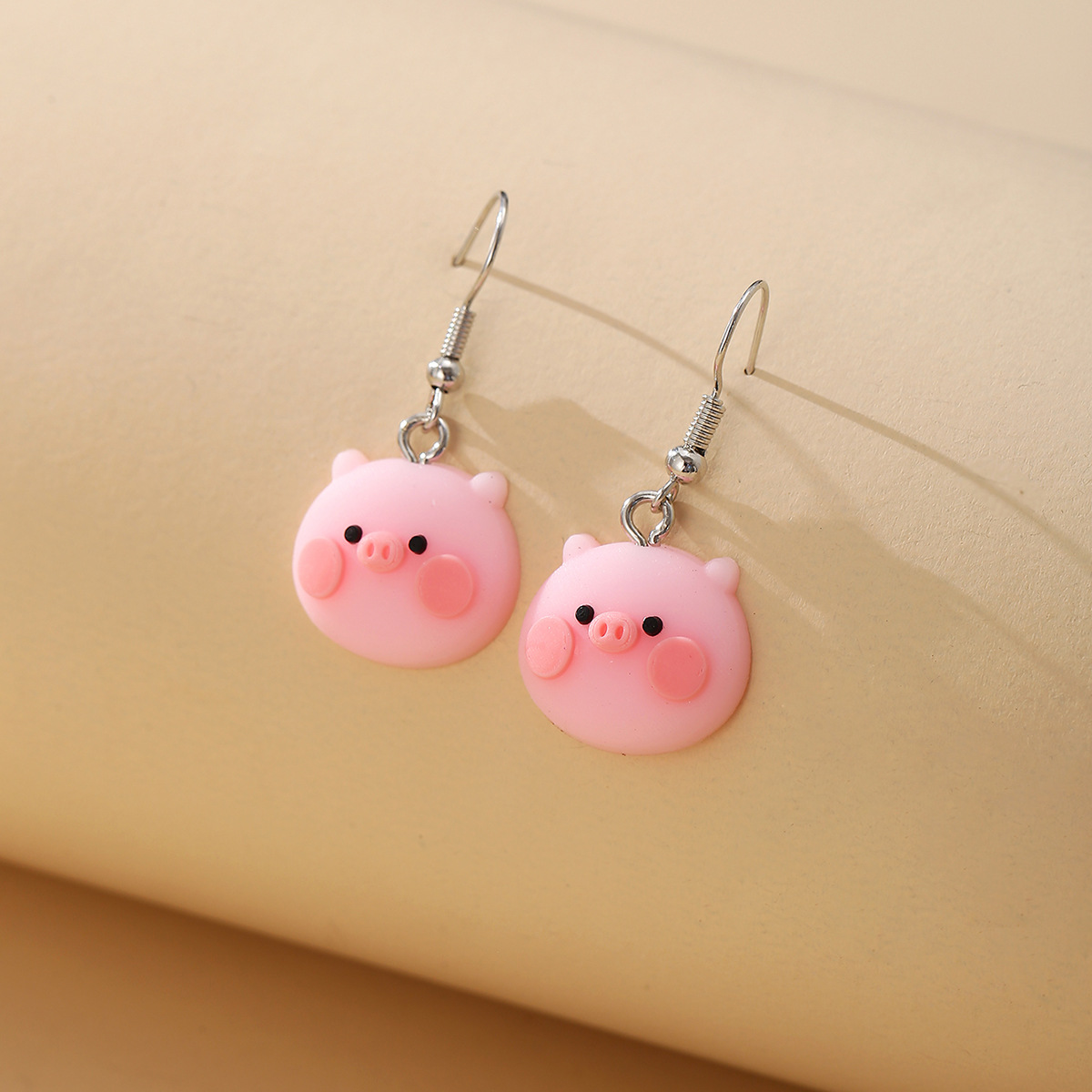 wholesale jewelry cute pink tender pig earrings Nihaojewelry