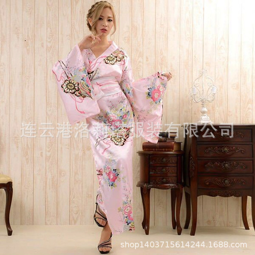 Japanese traditional ladies formal yukata anime performance photo suit kimono stage performance costume photo delivery
