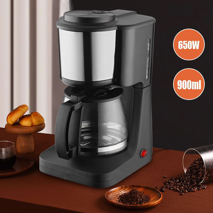 Hogar máquina de café americana cocina pequeña automática multifunción máquina de café de vidrio cafetera ma