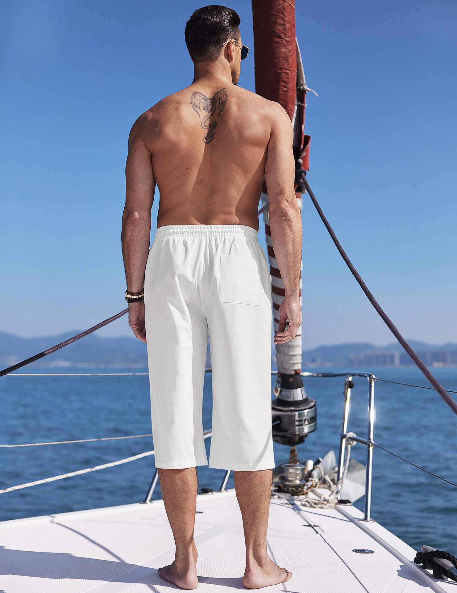 Herren Freizeithose Mit Kordelzug Für Strand Und Yoga_voghion.com
