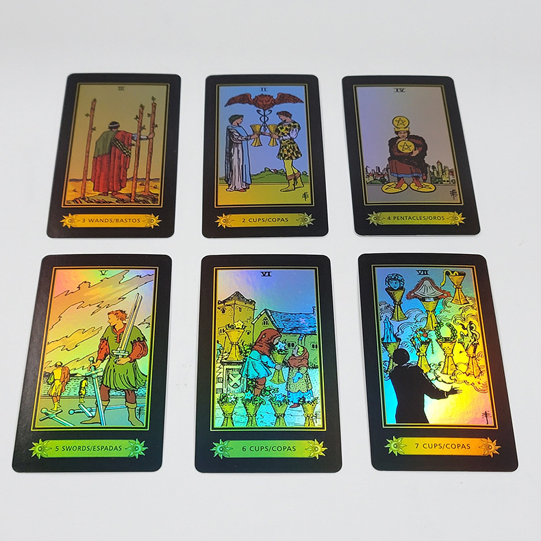 Neue Little Knight Spanische Tarot Orakelkarten Für Partyspiele_voghion.com