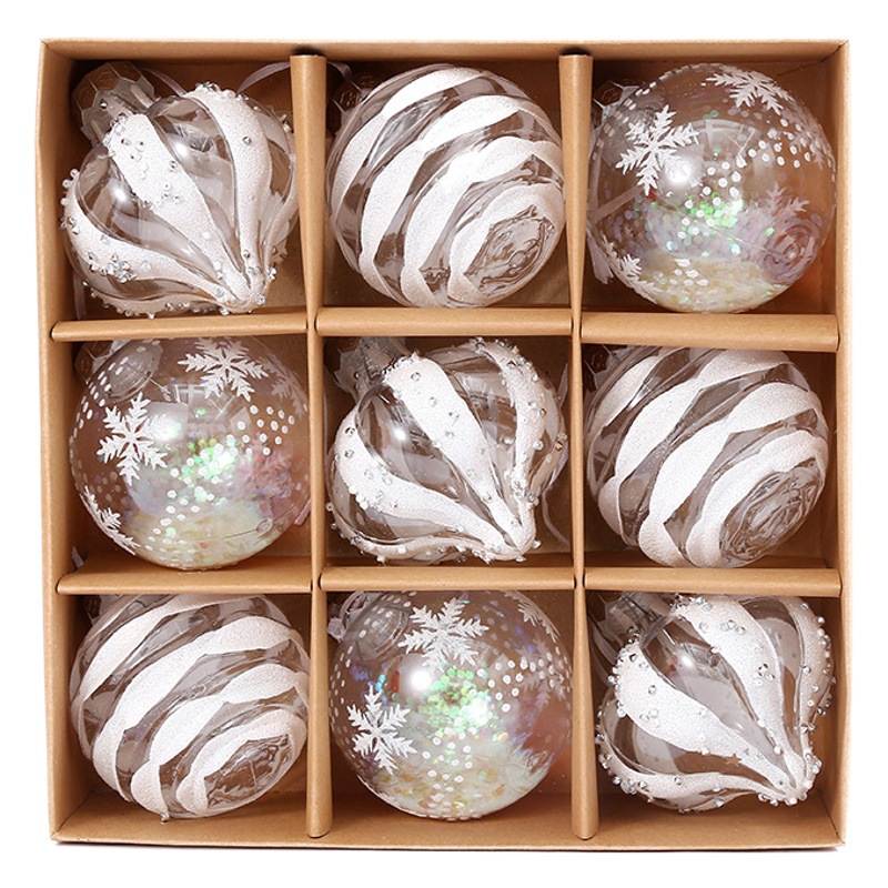 Diseño creativo exquisito BOLA DE Navidad al por mayor suministros de decoración de Navidad decoración de diseño de lugar Bola de regalo de vacaciones
