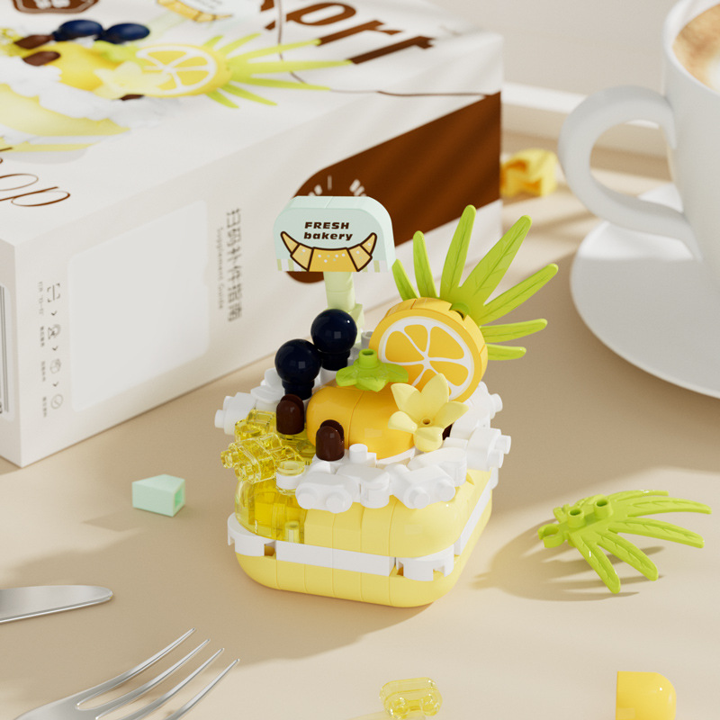 케이크 시리즈-레몬 무스 [절묘한 컬러 박스]