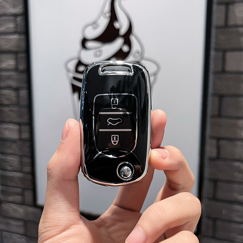 Wuling 모델 B-접이식 3버튼 [싱글 쉘 블랙]