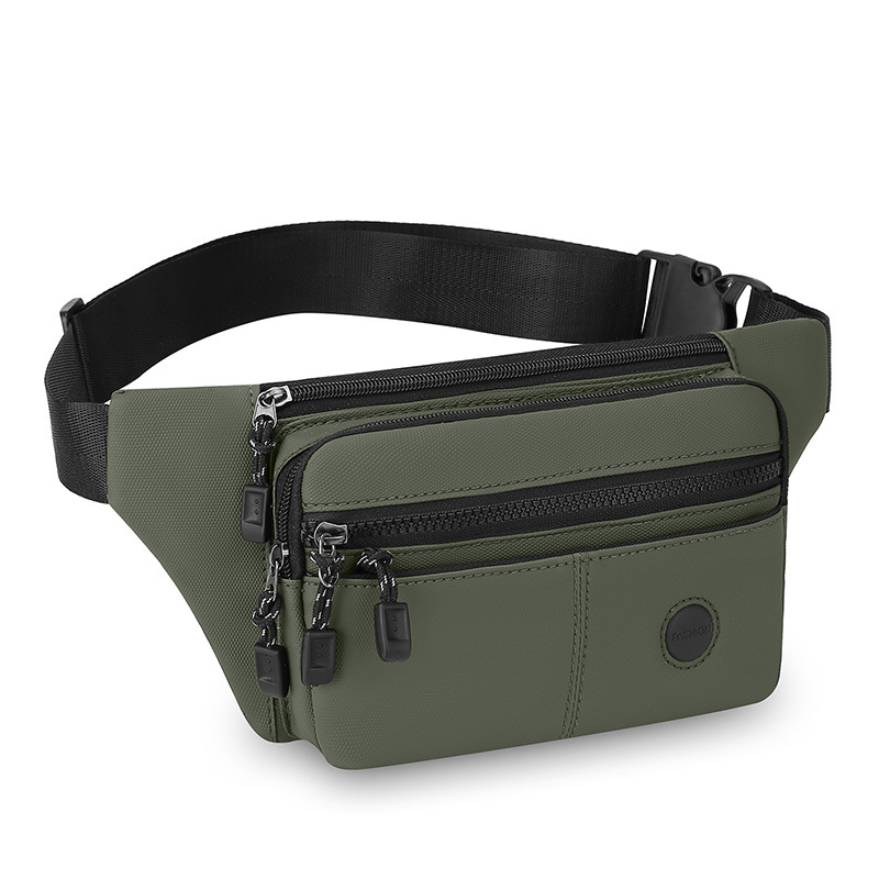 Riñonera para hombre, bolso de hombro simple nuevo portátil de moda, bolso de pecho de tendencia casual de todo fósforo, bolso de mensajero de almacenamiento multicapa