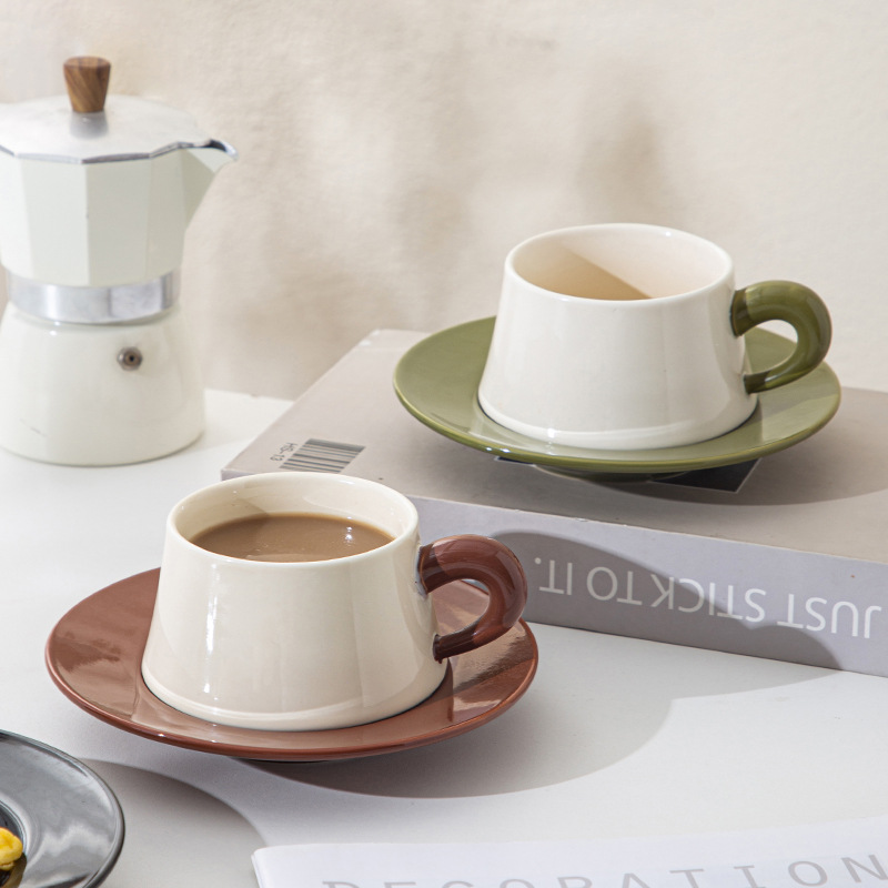 Creative ceramic coffee set for hotel for living room