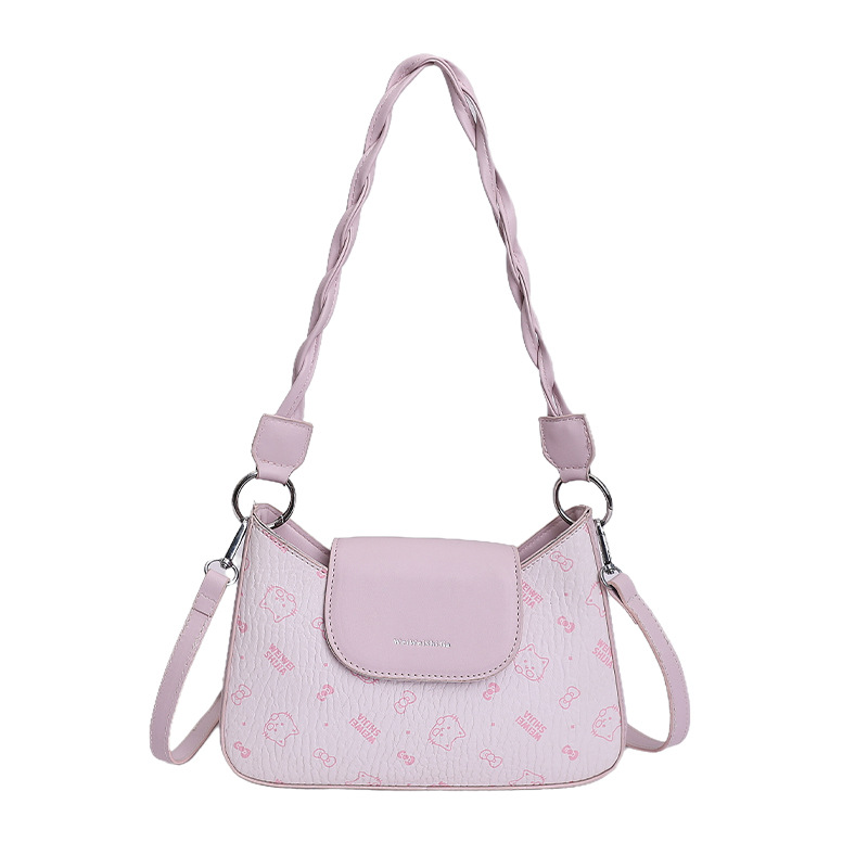 Hanfeng impresión de dibujos animados nicho pequeño bolso cuadrado para mujeres 2026 nueva moda portátil mochila diaria simple viaje ocio image 8