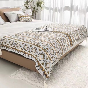 Amazon Boxi Bed End Simiya Flag Sofa Hotel Towel Hotel Light Bed Cover Luxury Blanket Home Miya Gong