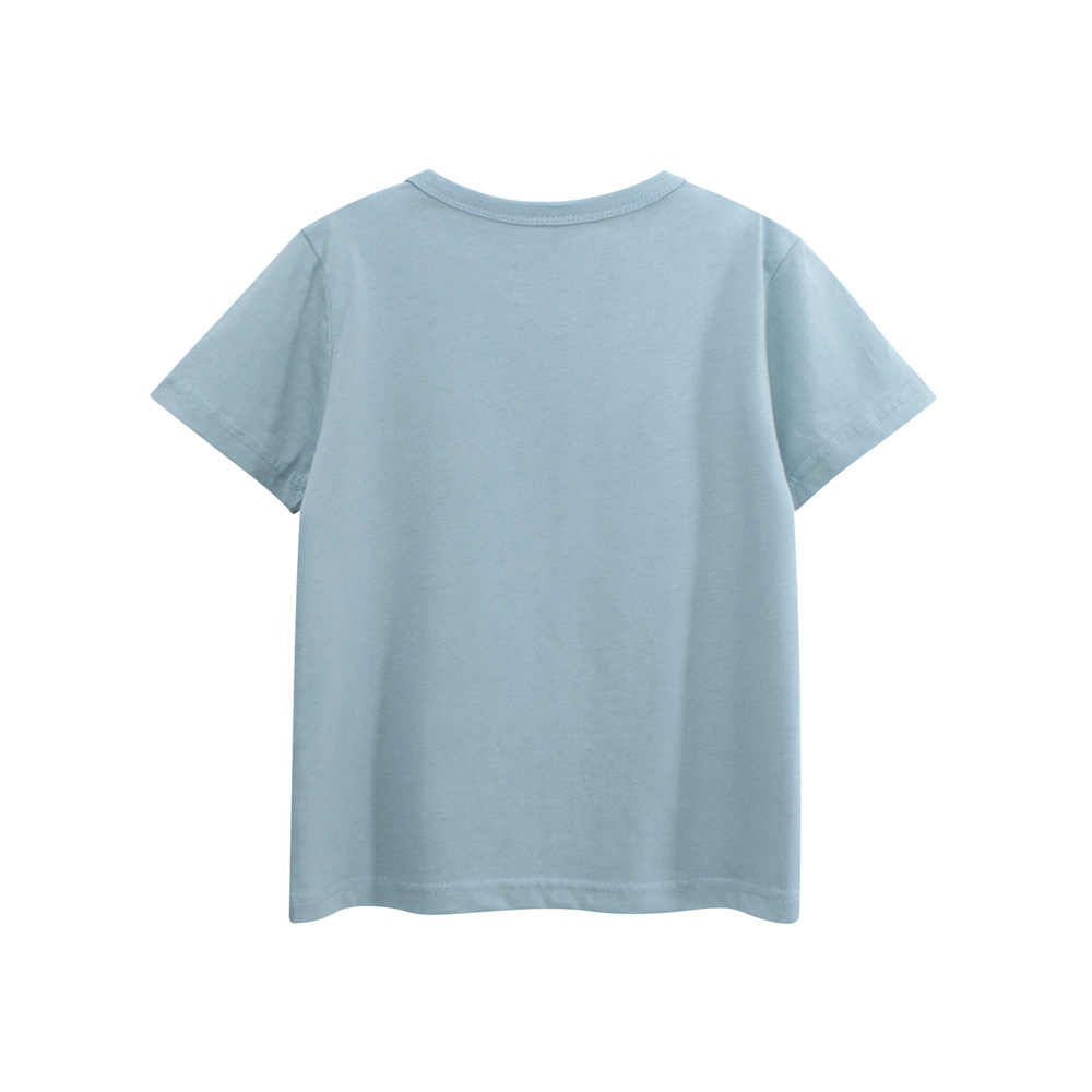 27kids camiseta de manga corta para niños verano nueva ropa para niños niños estampado de dinosaurios camiseta de media manga de una pieza