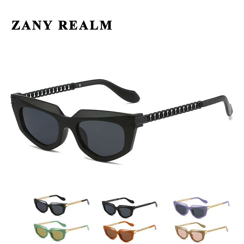 Nueva retro CAT EYE cyberpunk gafas de sol transfronteriza calle neutral dulce fresco gafas de sol transfronterizas fabricantes