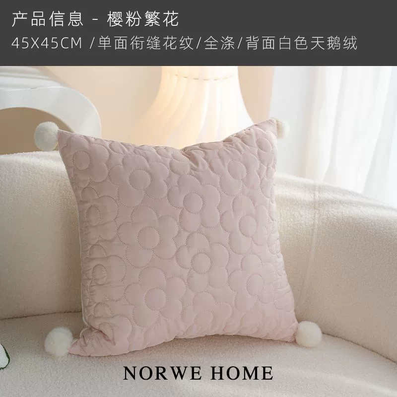 Sofa, back pillow, detachable pillowcase, french style