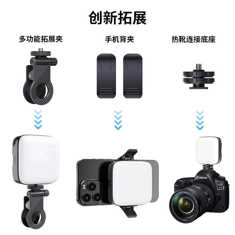 Pocket mobile phone, fill light, travel camera, handheld lamp