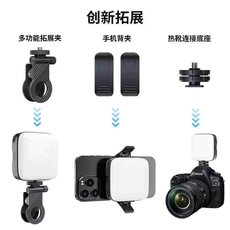 Pocket mobile phone, fill light, travel camera, handheld lamp