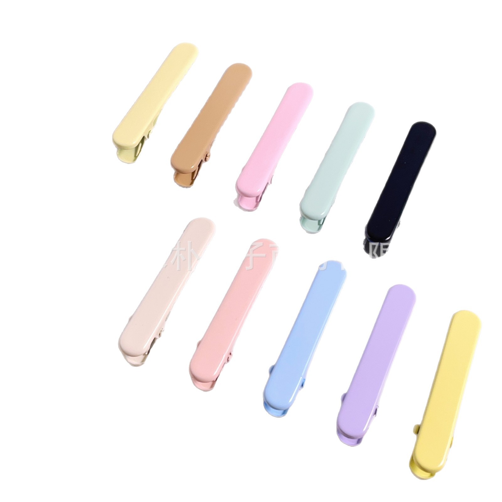 Metal de color sin marcas 5cm cabeza redonda sólida clips clips para niños clips de pelo DIY crema hecha a mano clips de pelo pegamento clips