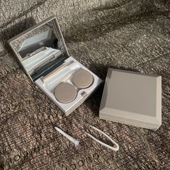 New Fashion Minimalist Mirror Box Contact Lens Companion Box Beauty Lens Care Box Storage Box MT6550 Mirror Box Wholesale