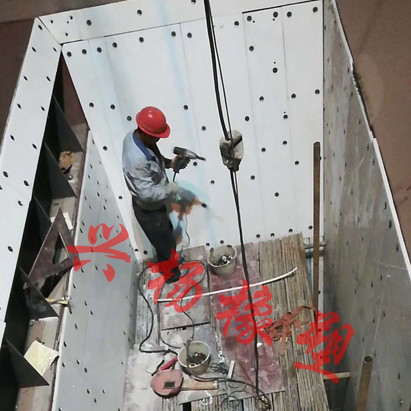 兴杨橡塑厂家直供 高分子聚乙烯 耐磨自润滑不沾料 煤仓 料仓衬板