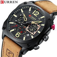 CURREN/������¿�8398�б�ʱ�з�ˮ�б�Ƥ����������ʯӢ���ֱ�