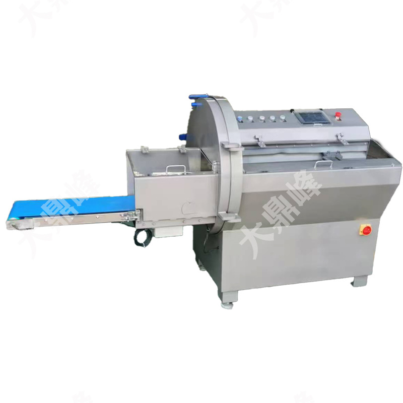 Máquina de corte de carne congelada máquina automática de corte de acero inoxidable gran máquina de corte de filete salmón cocido corte de carne congelada image 6