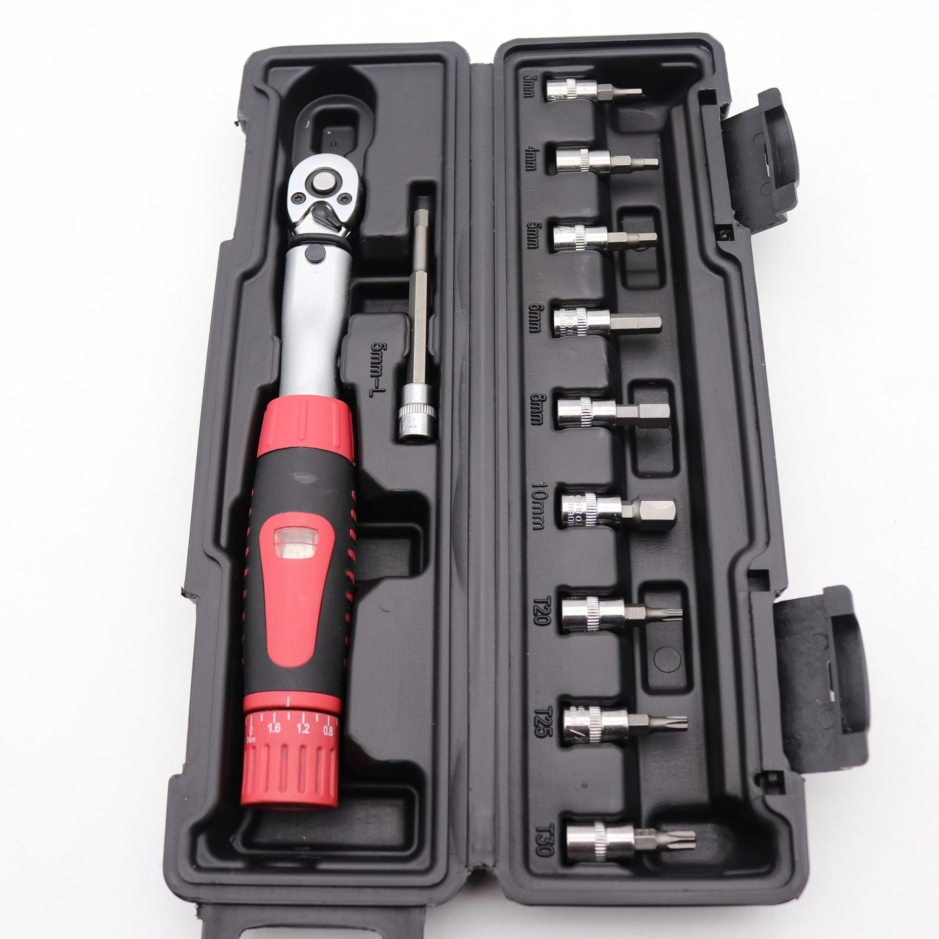 Llave de torque preestablecida llave de torque multifuncional llave de torque cromado 45 # mango de acero Escala de grabación en relieve