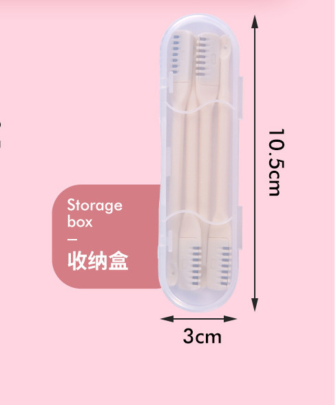 現物の二頭鼻毛刀は手動で鼻孔鼻毛を整理します。|undefined