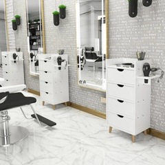 带锁理发工具柜发廊专用工具台美发店工具车抽屉式镜台柜子剪发柜
