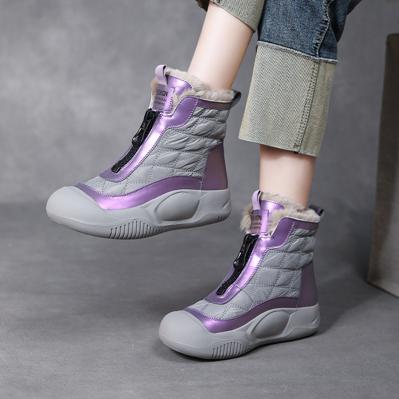 Winter casual keep warm universal boots flat