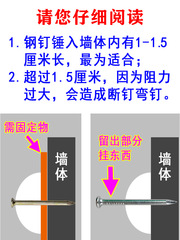 Steel nail, nail into cement wall, wallpaper, mosquito door curtain, door and window screen, spray printing advertising cloth, banner, KT board, fixed photo frame