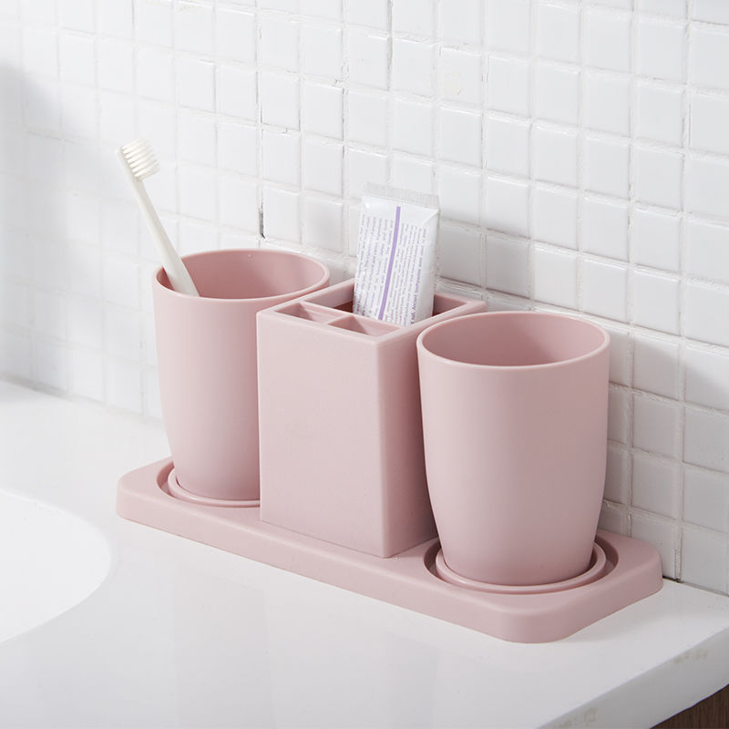 Cups Wall Brushing Cup Simplicity household Toothbrush cup Wash and rinse lovers suit originality toothpaste storage box