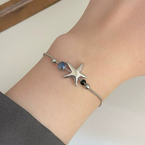 Pentagon Bead Bracelet