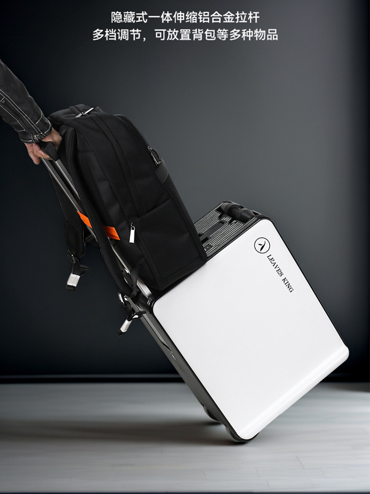 New electric luggage case 20 inch boarding case children's walking trolley case smart travel case PC password bag