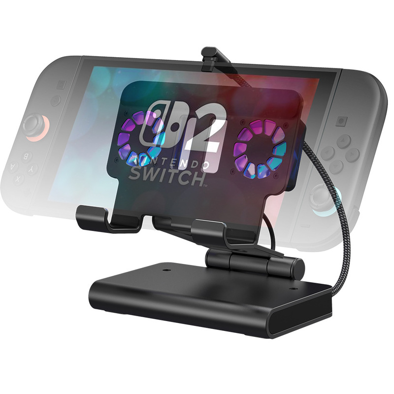 Switch2 冷却ベース 4K@144Hz ハイブラシハンドヘルドドッキングステーション NS2 デュアルファンラジエーター スクリーンプロジェクター|undefined