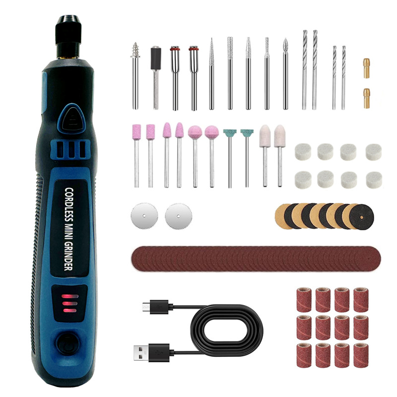 small manicure tools set with usb charger for nails