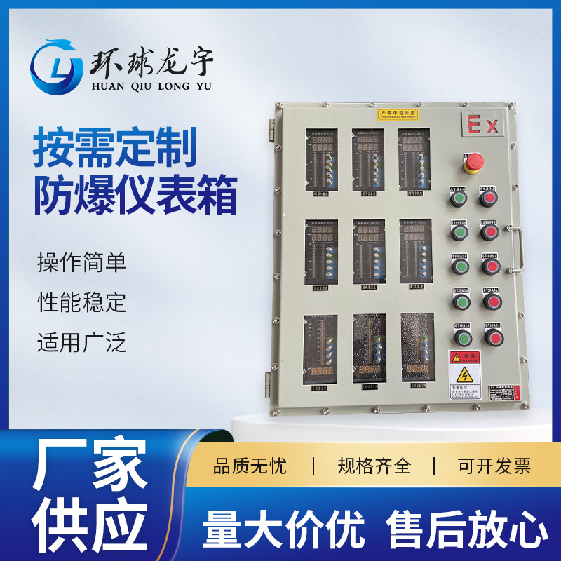 防爆仪表箱接线箱立式钢板箱变频器不锈钢防爆控制按钮箱