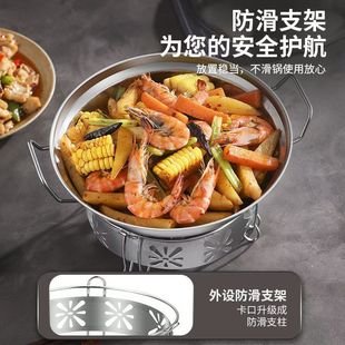 Hotel Commercial Alcohol Stove Small Hot Pot Restaurant Pot Liquid Solid Alcohol Dry Pot for Household