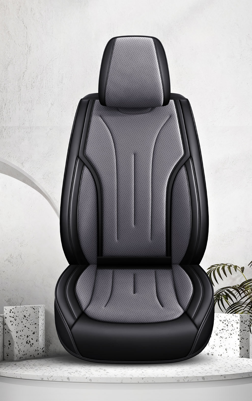 Foreign Trade Rams Car Seat Cushions, Fully Enclosed, Suitable for All Seasons, Laser Perforated, Breathable, Five-Seater Car Seat Cushions Wholesale