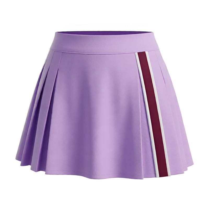 Nuevo conjunto de ropa de tenis femenina polo collar de protección de la luz de la piel de yoga de color contraste conjunto deportivo de golf