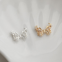 14K����ɫ�ʯ�U�պ������Ÿ��� �����朴������ diy�Ʒ���