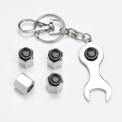 Other Automotive Exterior Supplies – core valve cap modification - cadillac-silver-wrench-4-pack