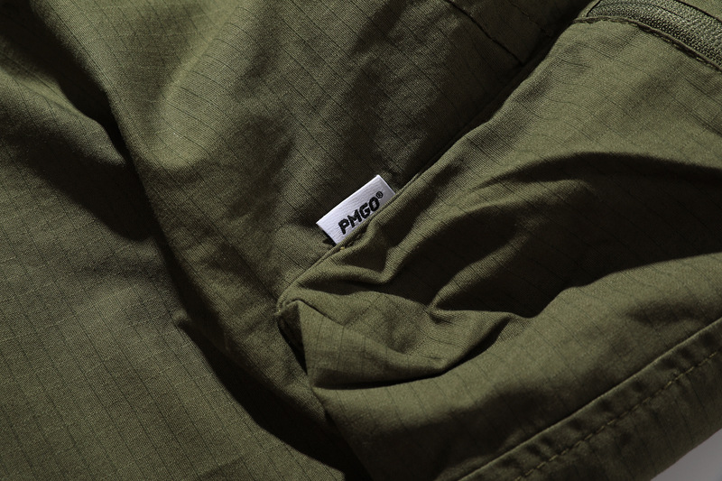 Pantaloni cargo uomo taglio dritto oversize stile casual streetwear_voghion.com