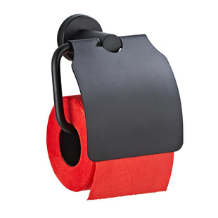 Black toilet paper holder 304 stainless steel toilet roll paper holder household toilet paper holder bathroom hardware pendant
