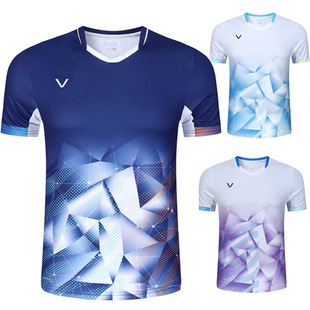 New Badminton Uniforms for Men and Women, Short-Sleeved Volleyball Competition Uniforms, Student Training Classes, Kidsren's Tennis Uniforms, Breathable 50019