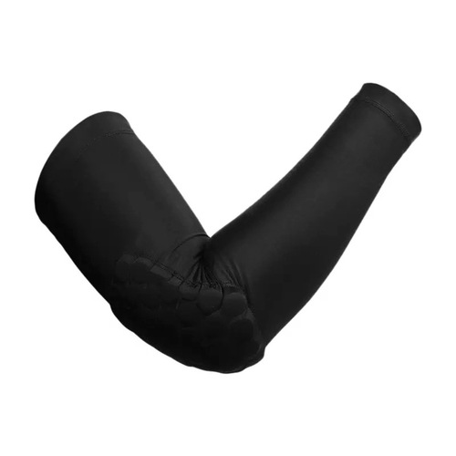 Basketball Beehive Anti-Collision Arm Guard for Men High Elastic Pressure Anti-Fall Elbow Joint Protection Gear for Sports and Cycling