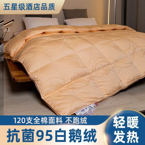 hot export Japan down duvet 95 white goose down quilt core single and double person spring and autumn cotton quilt duck down thickening warm 