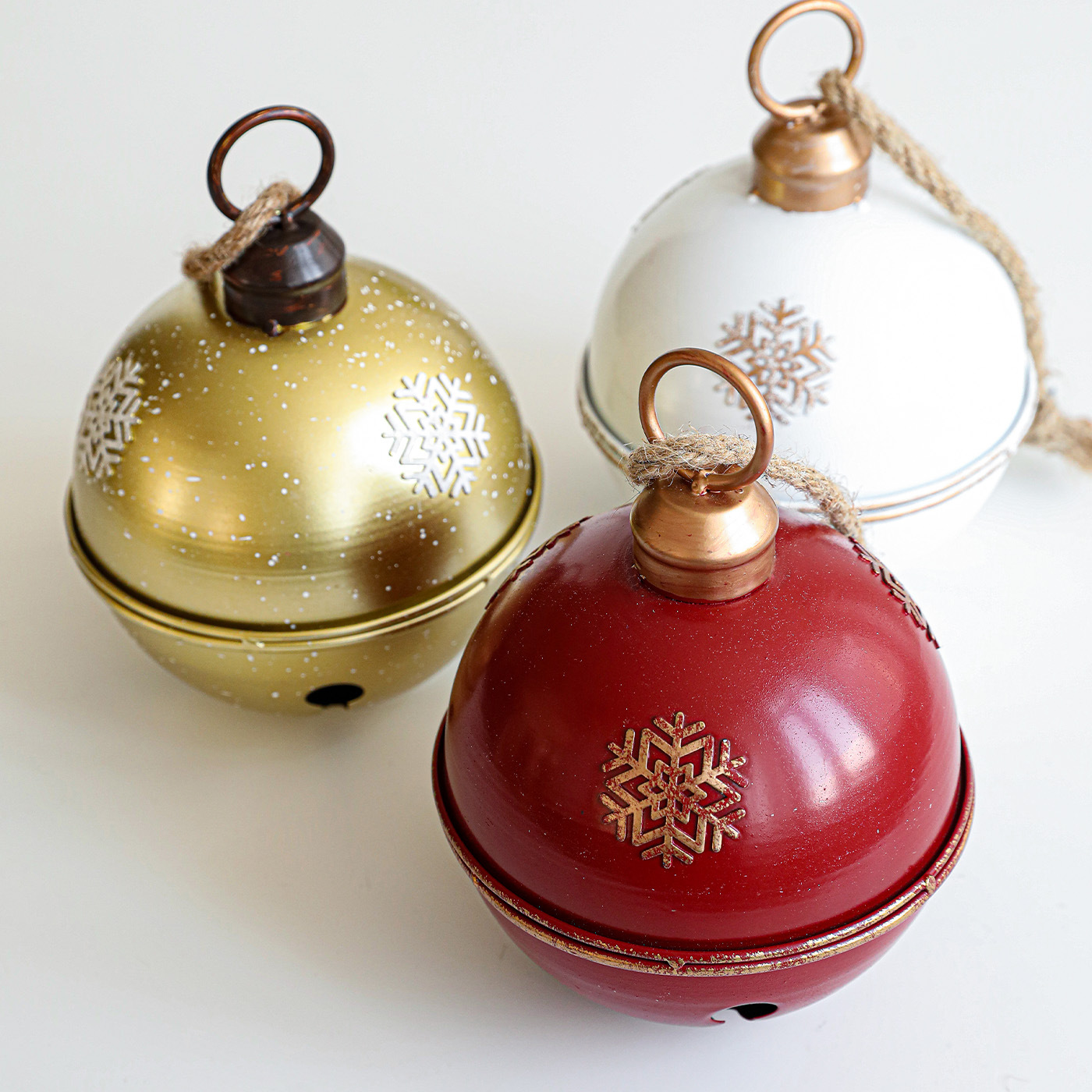 Cross-Border Christmas Bell Decorations, Iron Atmosphere, Large Ornaments, Christmas Tree Creative Pendants in Stock