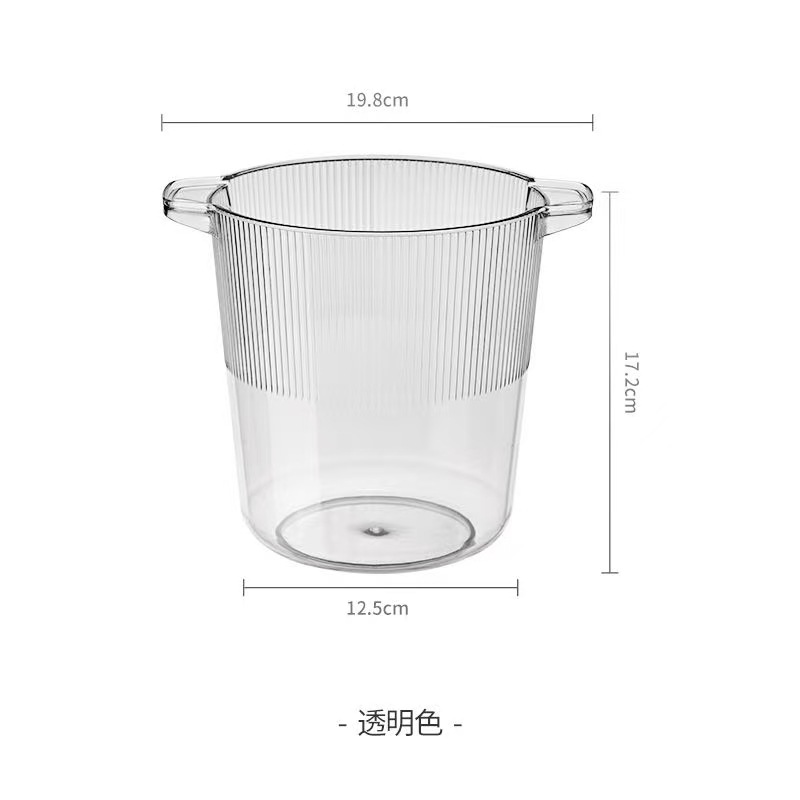 Cubo de hielo transparente de acrílico, cubo para champán, caja de plástico para cerveza de bar KTV, cubo para cubitos de hielo, cubo para vino, cubo para hielo.