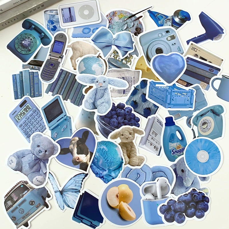 Simple ins Style Series 50 неповторяющийся плоский блокнот ручная книга DIY граффити декоративные наклейки 8