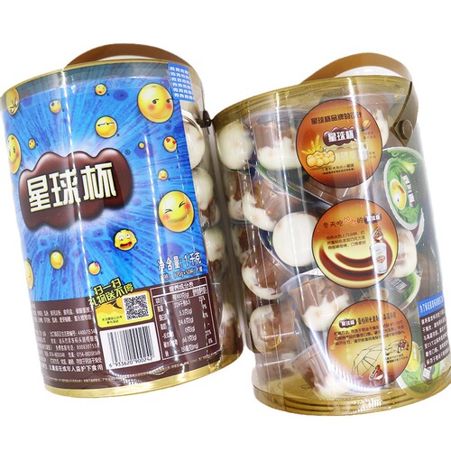Sweet Planet Cup Bucket Large Cup 1000g Chocolate Cup Sandwich Biscuits Children's Campus Snacks Gift Pack