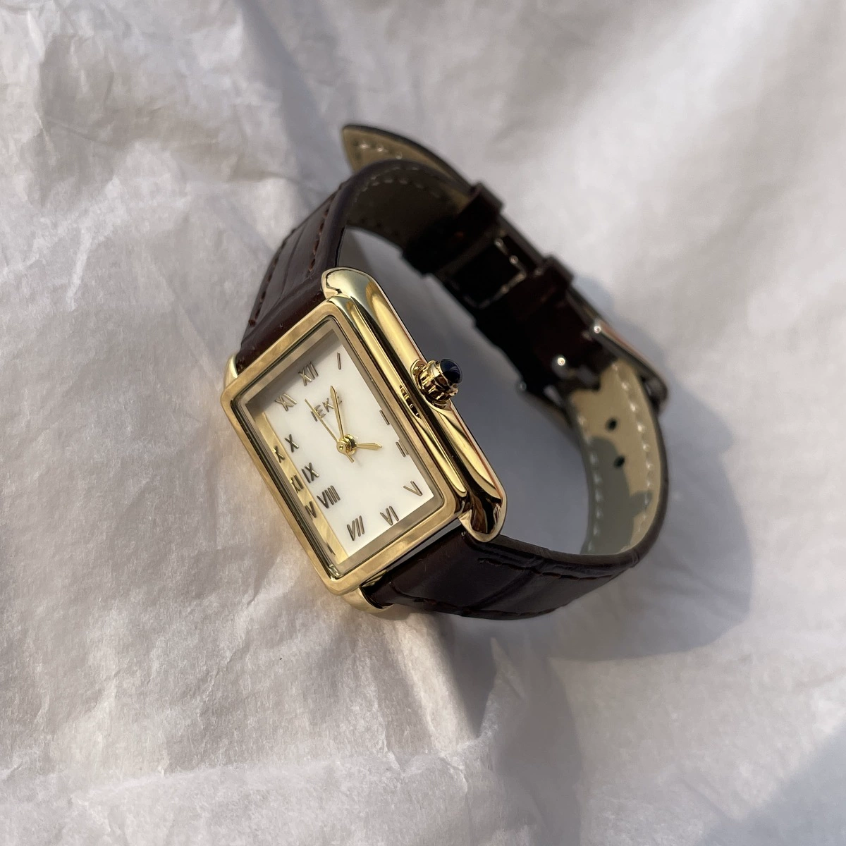 IEKE Classic retro sophisticated watch pearl, universal belt, Mori