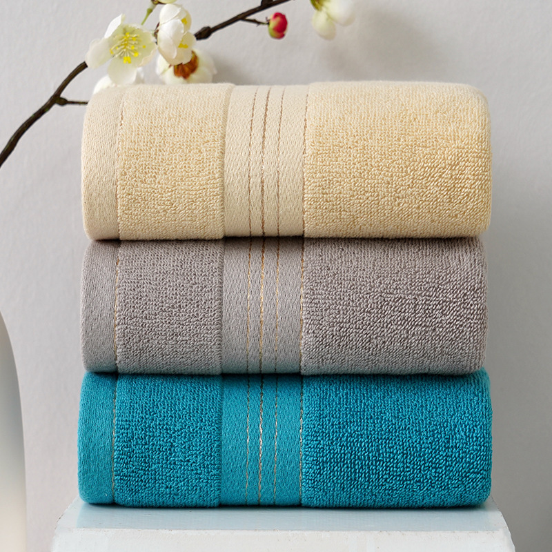 Pure Cotton Gold Wire Towel Household Cotton Household Holiday Team Building Wedding Souvenir Absorbent Face Towel Manufacturer